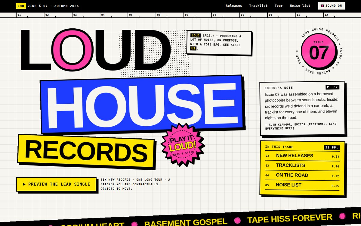Vista previa de Loud House Records — Issue 07