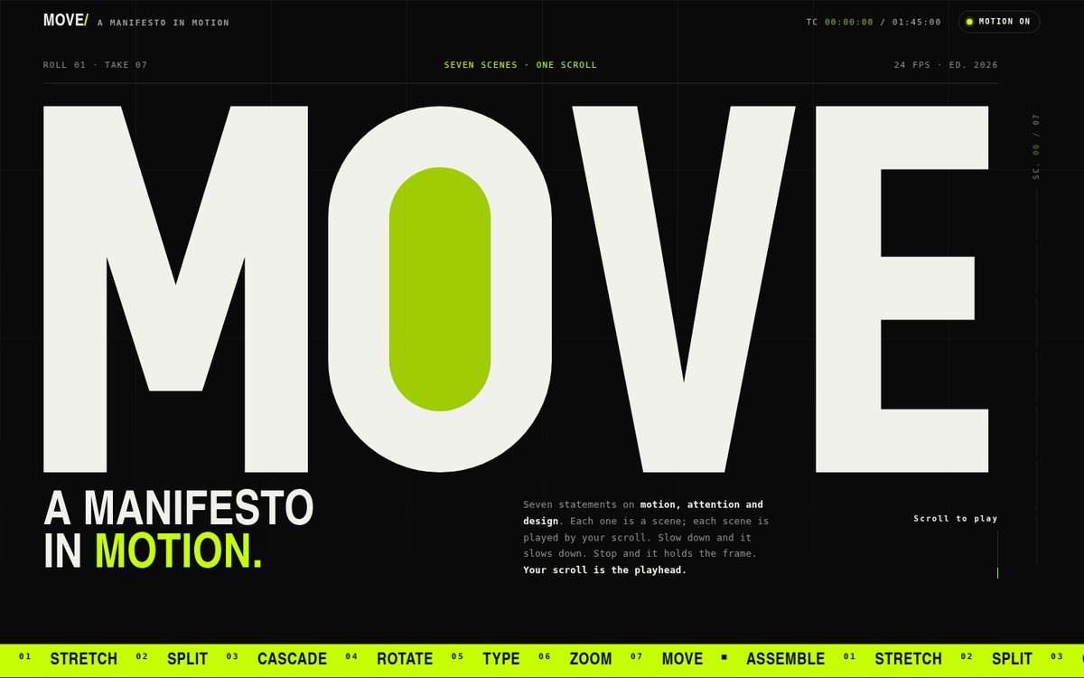 Vista previa de MOVE — A Manifesto in Motion