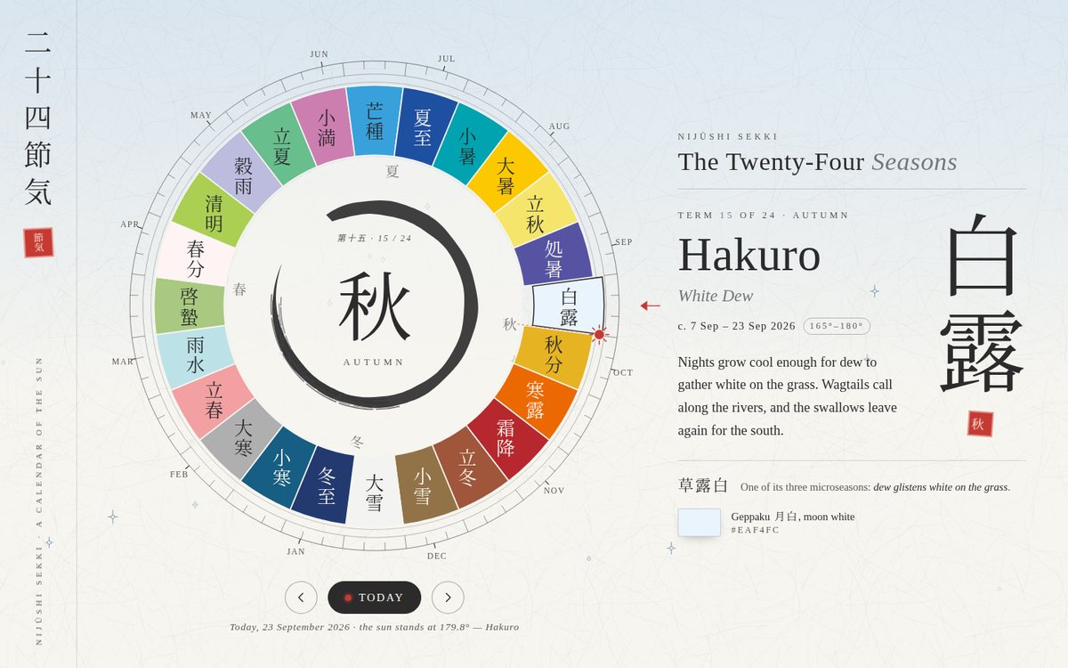 Vista previa de Nijūshi Sekki — The Twenty-Four Seasons