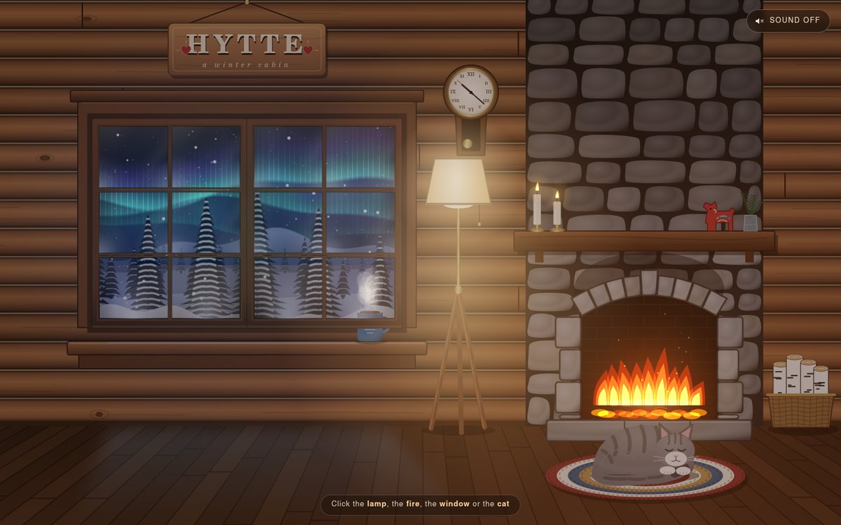 Vista previa de Hytte — A Winter Cabin