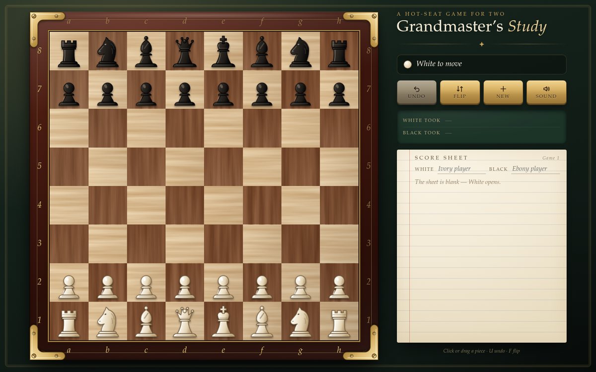 Vista previa de Grandmaster's Study