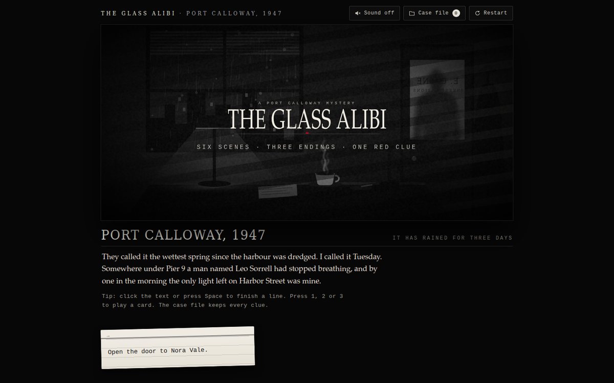 Vista previa de The Glass Alibi