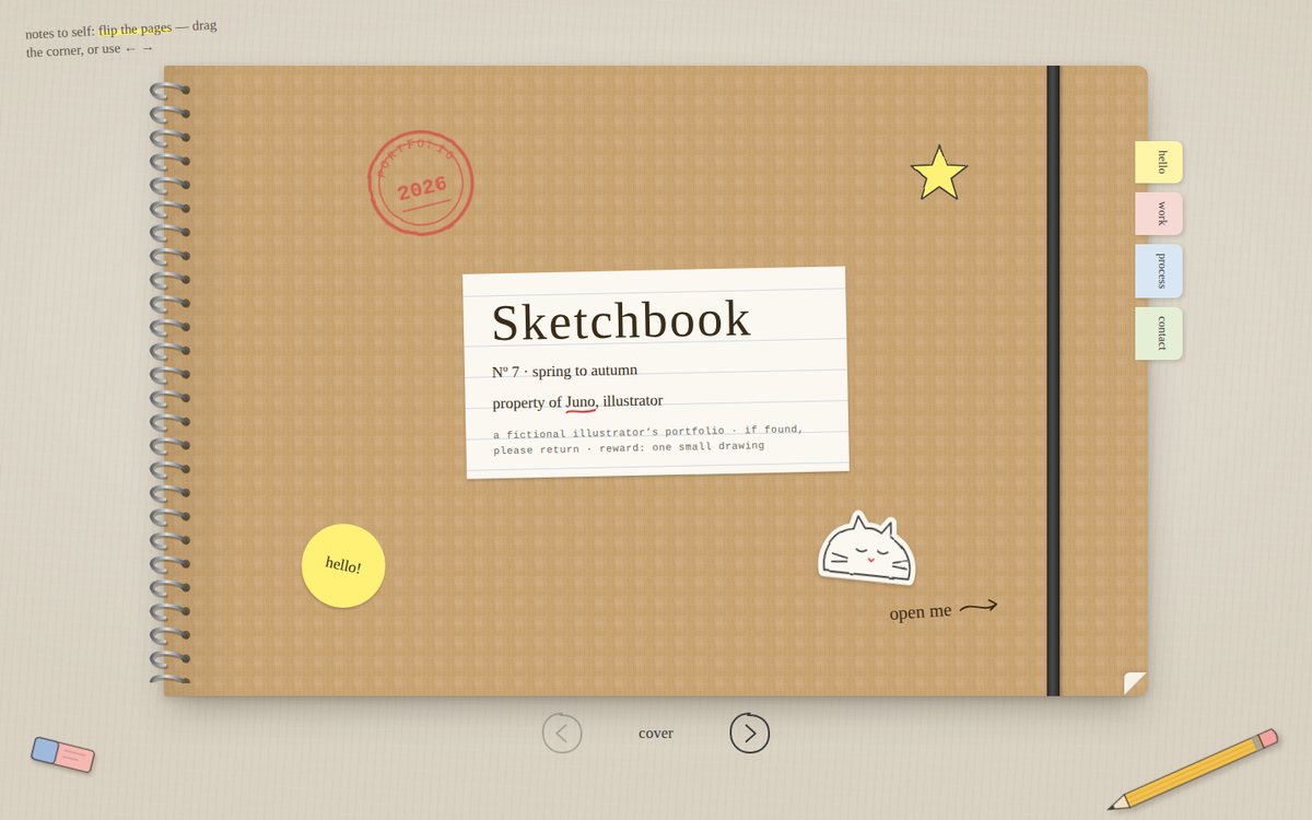 Vista previa de Pages from Juno's Sketchbook