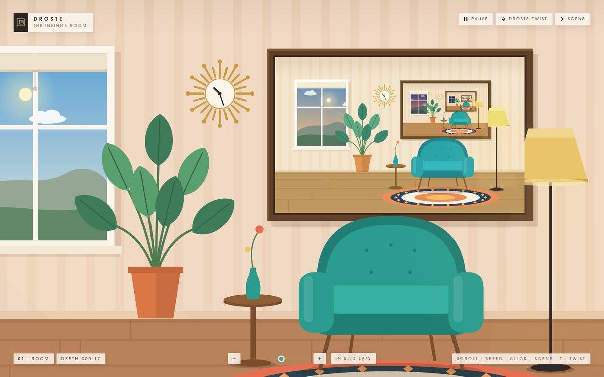 Vista previa de Droste — The Infinite Room